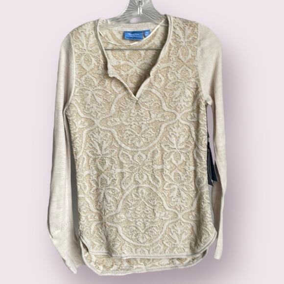 NWT Simple Vera Long Sleeve Top Size MP - Picture 1 of 6